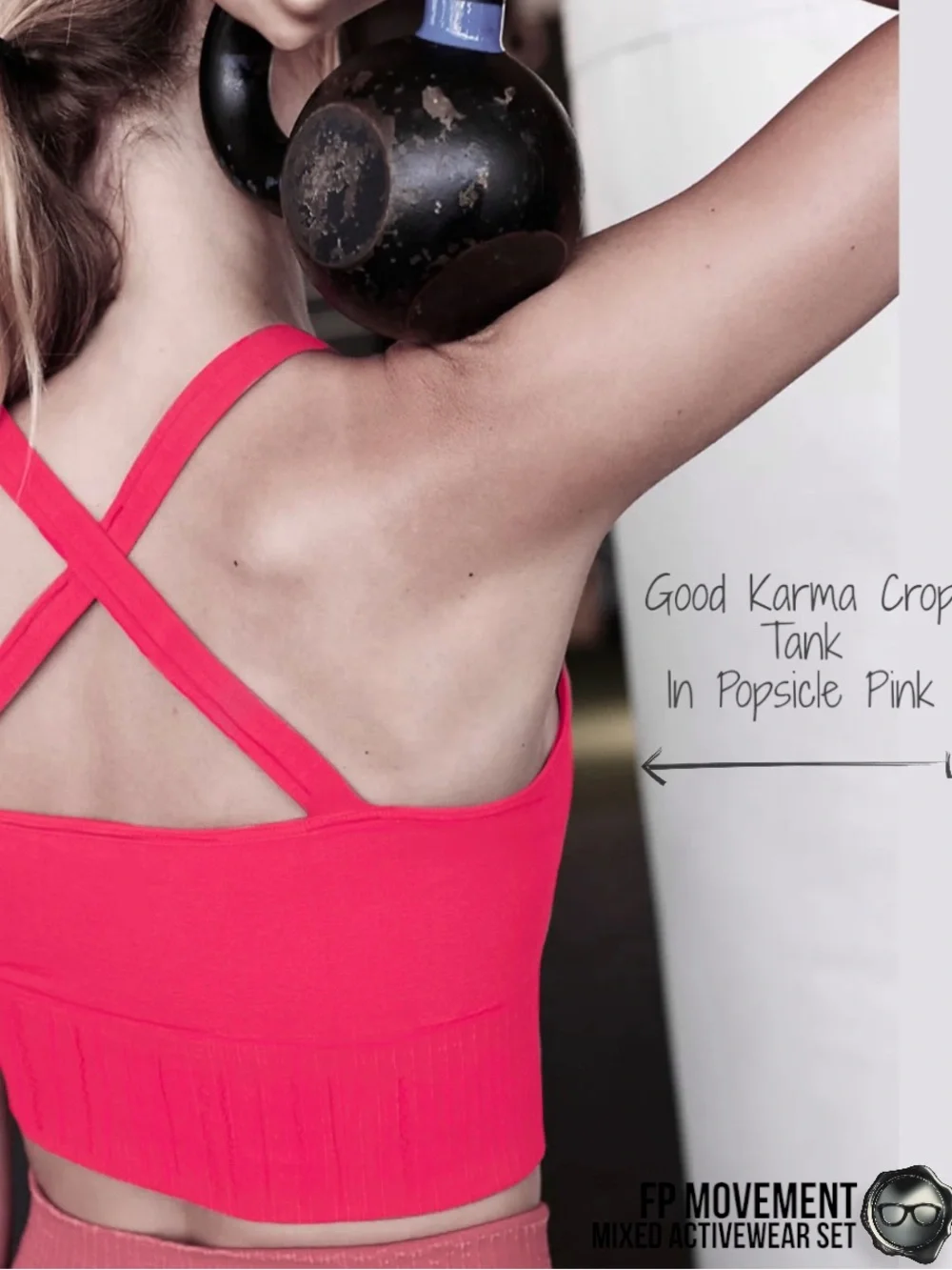 GOOD KARMA CROP TANK/BRA VARIETY RESERVED - Picture 2 of 15